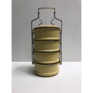 [HL-WK-FC-124R] 12 x 4 ENAMEL CARRIER / 12cm x 4 泰国搪瓷食格 / 12cm x 4 Makanan carrier Enamel