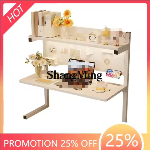 SM's new home dormitory folding desk, study desk, simple student bunk bed, can store fixed gaming ta