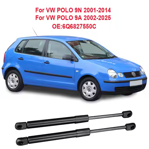2PCS Rear Tailgate Boot Trunk Gas Spring Struts For VW POLO 9N 2001-2014 POLO 9A 2002 2003 2004 2005