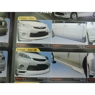 Perodua Alza various type front side rear bodykit skirting