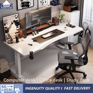 WWD Ergonomic Standing Electric Height Adjustable Desk Gaming Computer Desk | Office Desk | Study De