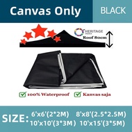 ๑❏♂ Canvas Only 10 X 10 And 8 X 8 Roof Canopy 80cm Express Night Market Canopy Top Kanvas Saja Kain 