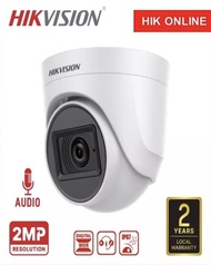 HIKVISION DS-2CE76D0T-ITPFS Analog 2MP 1080P Fixed With Build In Mic 4 IN 1 IR Dome Audio Camera(MIC