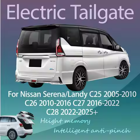 For Nissan Serena/Landy C25/C26/C27/C28 Electric Tailgate with Sensor Trunk Anti-pinch Memory Height