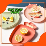 PP Cute Plate Fruit Plate Dried Food Plate Designed Snack Plate Kids plate
