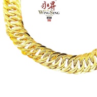 Wing Sing Rantai Tangan Coco King Lipan Coco Queen Pasir Emas 916/Wing SIng 916 Gold Coco Queen Brac