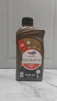 Oli Mesin Mobil Total Quartz 5000 20W-50 API SN/CF 1 Liter