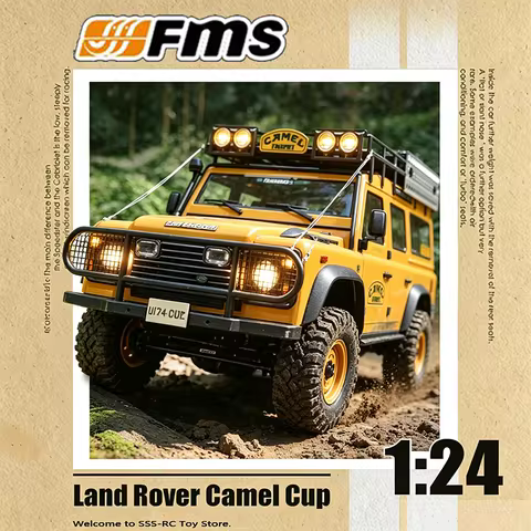 In-Stock Fms Land Rover Camel Cup 1:24 Fcx24m Defender- D90/D110 Discovery Range Rover Rc Off-Road V