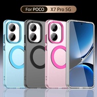 Candy Color Matt Magnetic Charging Hard Case for Xiaomi POCO X7 X6 M7 F7 F6 Pro F7Ultra C75 Phone Co