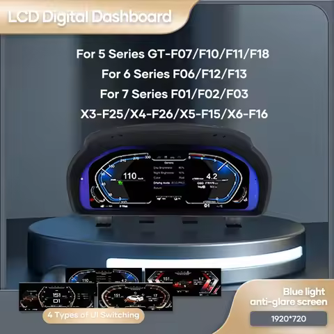 12.3'' Digital dashboard For BMW F10 F11 F18 F06 F12 F13 F01 F02 F03 LCD Dashboard Panel Speedometer