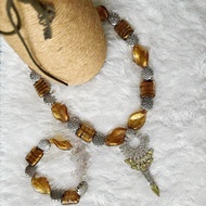 DIY Original Necklace Bracelet & necklace set Woman & Ladies ユミDIY