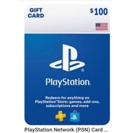 Sony Playstation Psn usa gift card 50/100