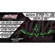 Yamaha Sniper MX 135 Shark Decals Set