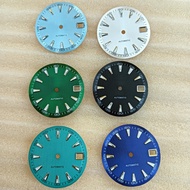 QX 28.5mm Watch Dial Green Luminous NH35 Dial S Dial Suitable For NH35 NH36 Movement Watch Accessori