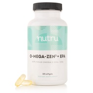 O-Mega-Zen3 +EPA Vegan Omega 3 Supplement - Fish Oil Alternative - Premium Marine Algal Based Omega-