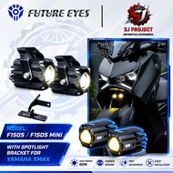 XMAX V1/V2/V3 PNP FUTURE EYES F150-S F150S Mini For XMAX 250 Combo Spotlight Lamp  Waterproof Headli