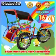 READY|| BECAK MINI ANAK KECIL GOWES