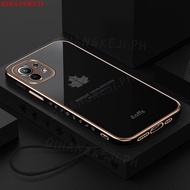 2in1 Casing Maple Leaf Plating Phone Case For Huawei Nova 3 3i 5i 7 9 10 SE 7i 8 8i Electroplated Cover