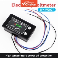 DC10-100V Battery Capacity Indicator Lead-acid Lithium LiFePO4 Voltage Tester Battery Meter With Tem