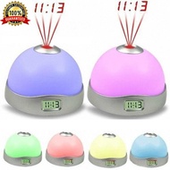 Colorful Projection Clock Star Sky Night Light LED Magic Projection clock