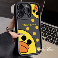 Compatible for Infinix Smart 8 7 Hot 40 Pro 40i 40 Pro 30i 30Play 30i Spark Go 2024 2023 Note 30 VIP 12 Turbo G96 ITEL S23 Little Yellow Duck All-inclusive Phone Case Soft Cover