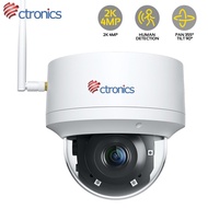Ctronics PTZ IP Camera Home Ceiling 360 Dome Wifi Speaker Human
