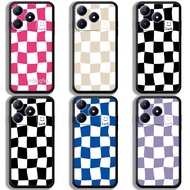 Case Realme C63 4G Angel Eyes Chessboard Luck Smiley Pattern Soft Case