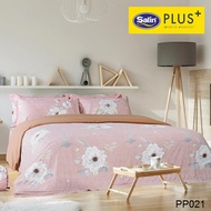 Satin Plus ผ้านวม (ไม่รวมผ้าปูที่นอน) พิมพ์ลาย กราฟฟิก Graphic Print PP021 (เลือกขนาดผ้านวม) #ซาตินพ