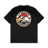 La Grande Indonesia Distro T-Shirt - Ultras Indonesia T-Shirt - Men's & Women's Distro Shirt, 24s Co