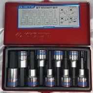 ชุด บล็อกเดือยโผล่ KINGTONY [ คิงโทนี่ ] HEX หกเหลี่ยม  60  80 mm. สั้น  4110 PR ยาว 4120PR 9 Pcs. /