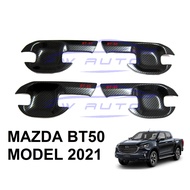 (4 Pieces) Door Handle Tray MAZDA BT50 2020-2025 4 Doors Kevlar Cup Socket BT50 BT-50