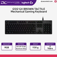 Logitech G512 CARBON LIGHTSYNC RGB Tactile GX Brown Mechanical Gaming Keyboard - 920-009354