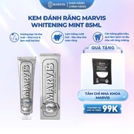 Marvis Whitening Toothpaste 85ML - Italian toothpaste whitens, reduces plaque, protects teeth