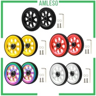 [Amleso] Folding bike Wheel for Foldable Modification Travel Rear Rack Tire Refit Wheel with Mounting Hardware