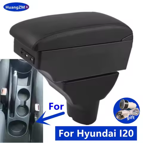 Car Armrest For Hyundai I20 Armrest box For Hyundai I20 2012 Dedicated Retrofit Interior Center Stor