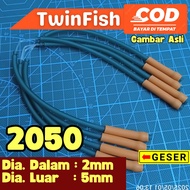 Mainan tradisional ketapel ikan - karet pancing siap pakai 2050 GREEN ICE