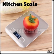 5kg Ultra Thin Digital Weight Stainless Steel Kitchen Food Scale