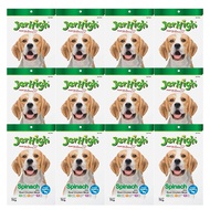 Jerhigh Dog Snack Spinach Stick 70g (12 bags) ขนมสุนัข เจอร์ไฮ ผักขม สติ๊ก 70 กรัม (12 ห่อ)