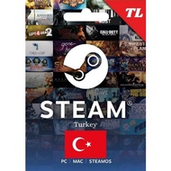 【USA】Steam wallet US code Turkey 1/2/3/4/510/20/25/35/40/50/80 USD try Steam turkey wallet gift card