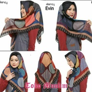 IZ Hijab Jilbab Segi Empat Denay Original New Motif