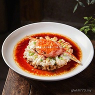 47cm Tableware Plate Restaurant Hotel Super Large Plate Extra Large Steamed Fish Head Crab Chopped D