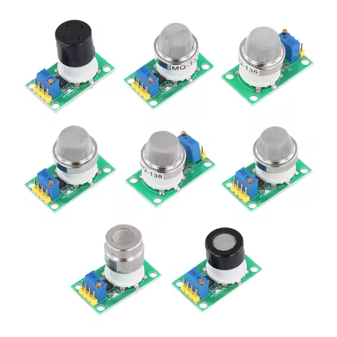 MQ131 MQ136 MQ137 MQ138 MQ139 MG811 TGS813 CO Ozone Gas Sensor Gas Sensor Starter Kit Gas Sensor Det