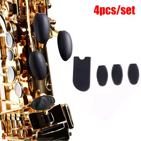 1 Set Saxophone Silicone Finger Rest Cushion, Thumb Palm Key Protector for Alto Tenor Soprano Saxoph