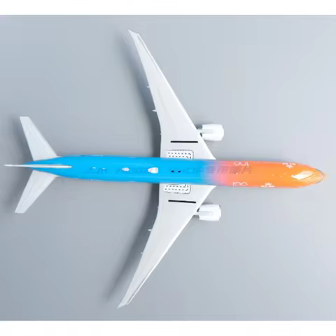 Diecast 1:400 Scale Alloy KLM 777-300ER 100th Anniversary PH-BVA Airplane Model Classic Finished Sta