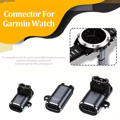 Smart Watch Charger Adapter for Garmin Fenix 7 7X 5S 6 6X 6S PRO Type C IOS USB Watch Charging Conve