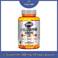 NOW Foods - Sports L-Glutamine 1000 mg 120 or 240 Veg Capsules แอล-กลูตามีน