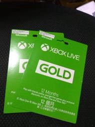 XBOX one金會員/LIVE 12個月只要1190元線上傳序號..超繳均可