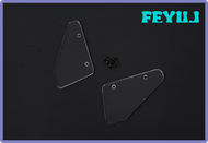 FEYUJ Rear A-Arm Sand Dirt Guard Deflector Plate for 1/5 rc Rofun LT SLT truck ,Losi 5t ,KMX2 ,30 De