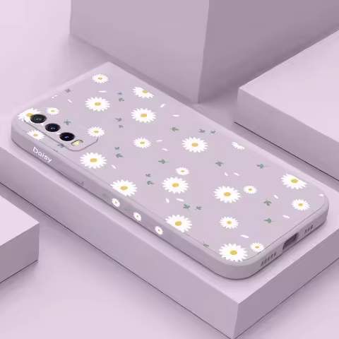 Deciduous Daisies Case For VIVO Y20 Y20i Y20S Y30 Y33T Y35 Y22 Y11 Y12i Y12 Y12S Y15 Y21 Y21T V25 V2