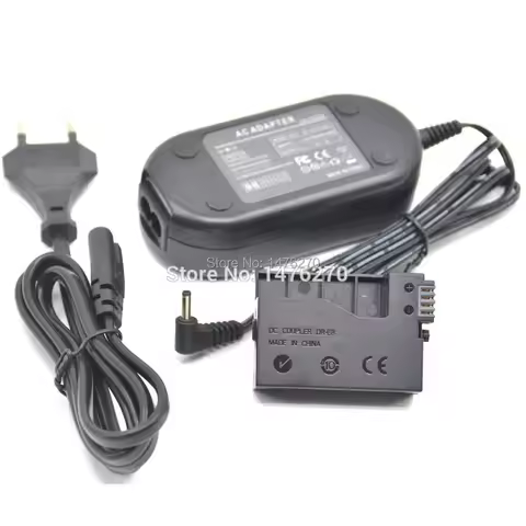 ACK-E8 Power Adapter Charger+DR-E8 LPE8 LP-E8 Dummy Battery for Canon EOS 550D 600D 650D 700D Rebel 